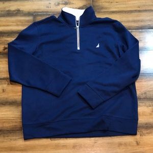 ❌SOLD❌Men’s Nautica Blue Half Zip Sweater XL